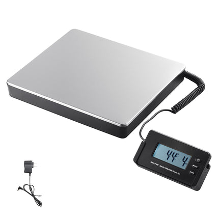 Digital Shipping Scale 440 lb Capacity, LCD, AC DC