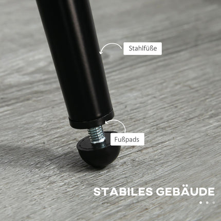 Ēdamistabas krēslu komplekts, 2 gab., polsterēti, krēmbalti, tērauda kājas
