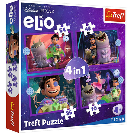 Disney Elio 4-in-1 puzļu komplekts bērniem