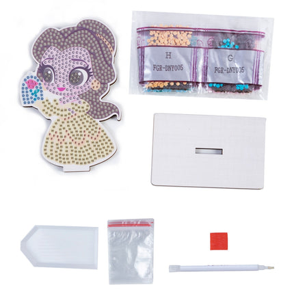 Disney princeses mākslas komplekts ar kristāliem, Belle