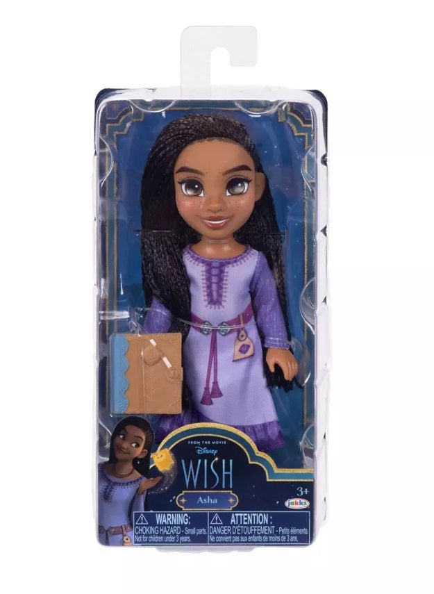 Disney Princess vēlmju lelle Aša, 16 cm