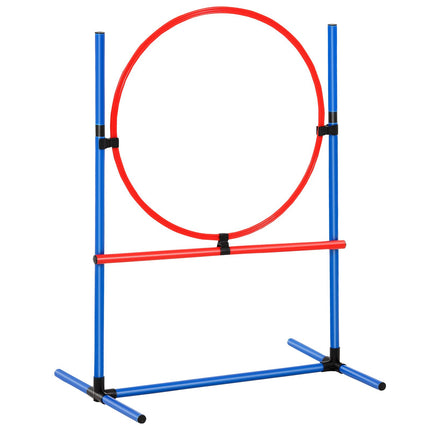 Dog Agility Course Kit, 5-Piece Set With Tunnel & Hurdles