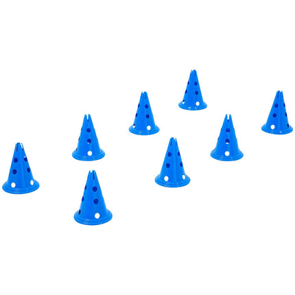 Dog Agility Hurdle Cone Set, 6-Piece Adjustable Jumps