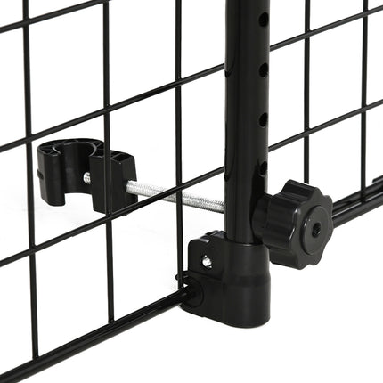 Suņu sargs automašīnai, universāls, regulējams bagāžnieka režģis, metāla, melns (91-152) x 30 cm