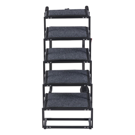 Dog Stairs For Car, 5-Step Foldable Non-Slip, 200 lb