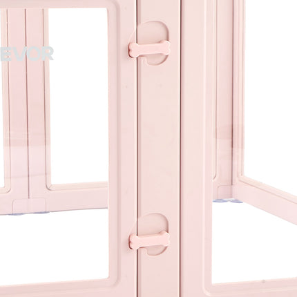Dog Whelping Box 154x100x60 cm, Transparent, Door Lock