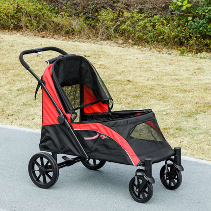 Collapsible pet carriage for large dogs and cats, up to 30 kg