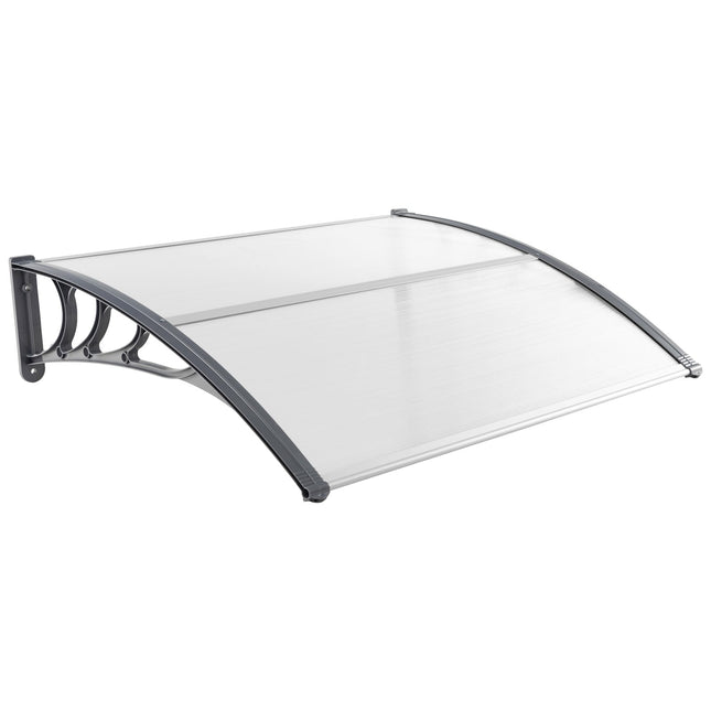 Durvju nojume 122x99 cm - pelēka/sudrabaina, izturīga pret laikapstākļiem