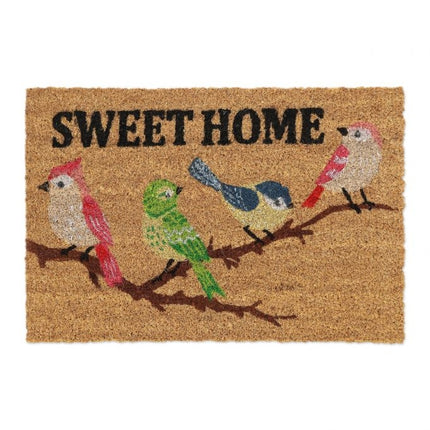 Durvju paklājiņš no kokosšķiedras "Sweet Home"