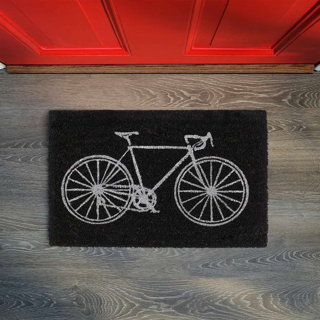Durvju paklājiņš kokosšķiedras velosipēdam