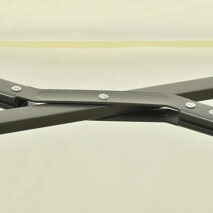 Dubults saulessargs, konsoles formas saulessargs, dubults saulessargs, regulējams dārza saulessargs, aizsardzība pret sauli, metāls, krēmbalts, 440 x 270 x 250 cm