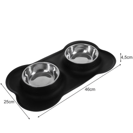 Double bowl - 450ml Purlov 21632