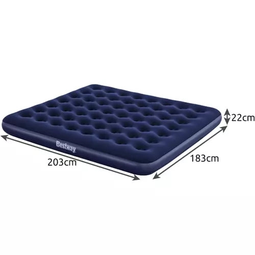 Divvietīgs matracis 203x183x22cm - BESTWAY 67004