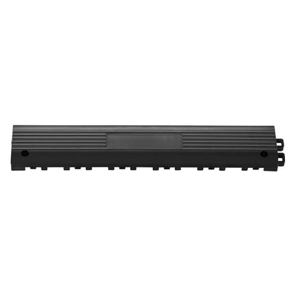 Drainage Mat Transition Edge Kit, 11-Piece PP, Black