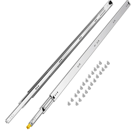 Drawer Slides, 60 in Locking Full Extension, 250 lb