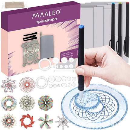 Zīmēšanas komplekts - spirogrāfs Maaleo 24346