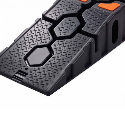 Drive-On Car Ramps with Integrated Wheel Stop, Set of 2, 5-Tonne Capacity