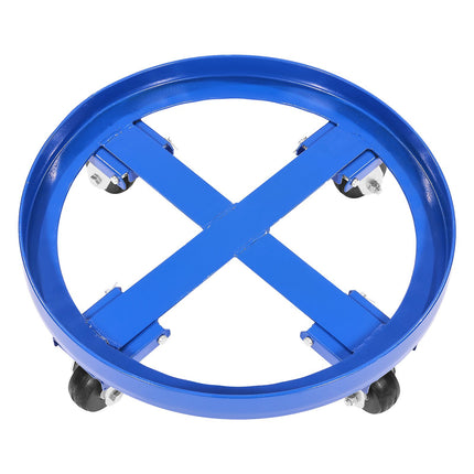 Drum Dolly for 55-Gallon Barrels, 2000 lb, 4 Swivel Casters