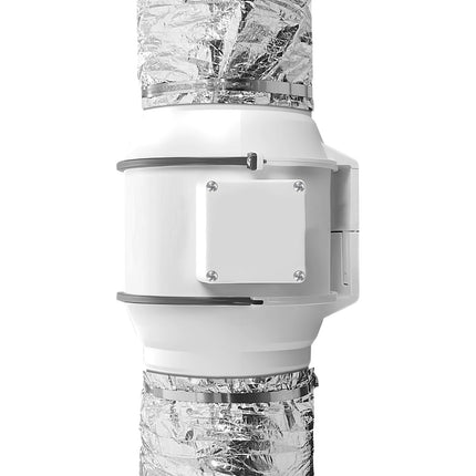 Dryer Vent Hose, Insulated 6-Inch x 25 Ft, 2 Clamps, R-4.2