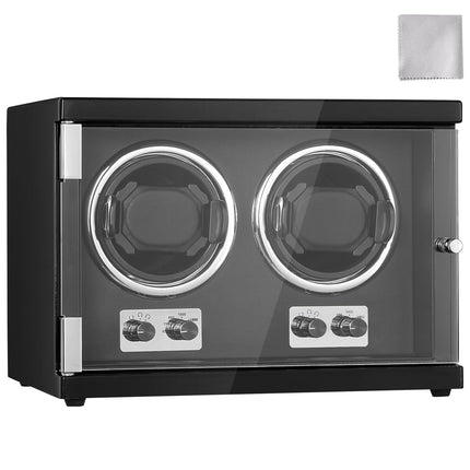Dual Watch Winder, Quiet Japanese Motors, Blue LED