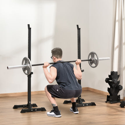 Height-adjustable steel dumbbell rack, 150 kg capacity
