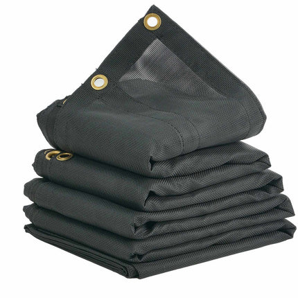 Dump Truck Mesh Tarp 6 x 14 ft, PVC-Coated, Brass Grommets