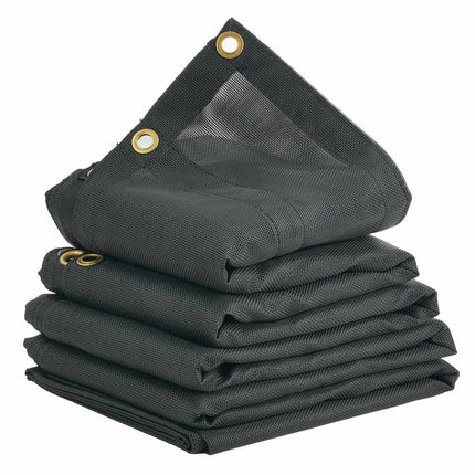 Dump Truck Mesh Tarp 6 x 14 ft, PVC-Coated, Brass Grommets