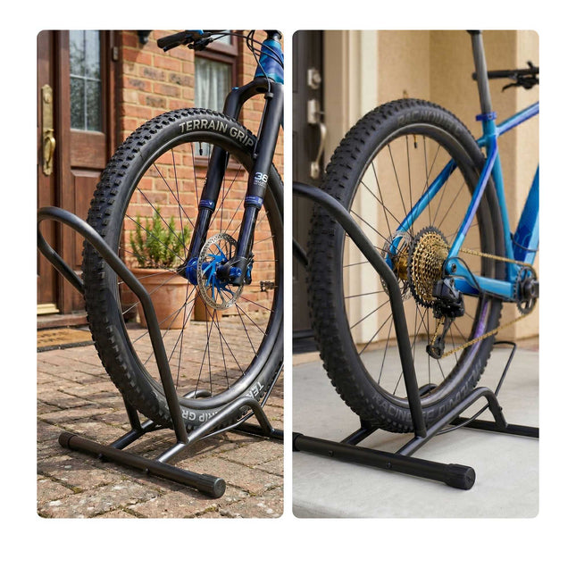 E-velosipēda grīdas statīvs, piemērots riteņiem līdz 29 collām