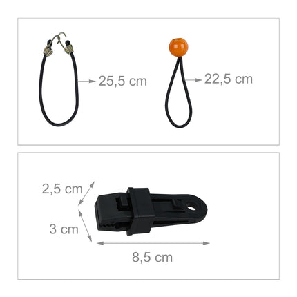 Elastīgo lentu komplekts, 34 gab.