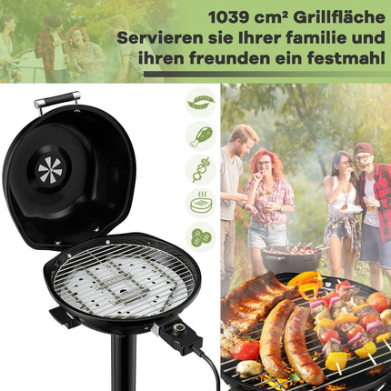 Elektriskais BBQ grils - pārnēsājams, nepiedegošs, regulējama temperatūra
