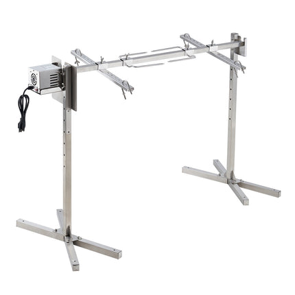 Electric BBQ Rotisserie Grill Kit, Stainless Steel, 90 lb