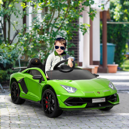 Elektroauto Lamborghini bērnu elektroauto, 3-8 gadi, ar tālvadības pulti, 2 x 550 motori, MP3/USB, gaismas un mūzika