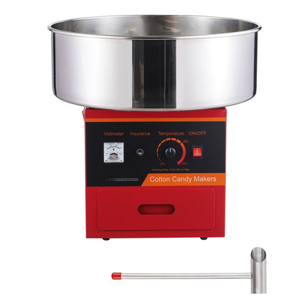 Electric Cotton Candy Machine 1000W, Stainless Bowl, Drawer