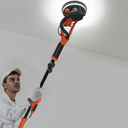 Elektriskā ģipškartona slīpmašīna 750 W, 225 mm, putekļu nosūkšana