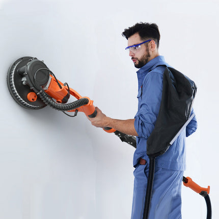 Elektriskā ģipškartona slīpmašīna 750 W, 225 mm, putekļu nosūkšana