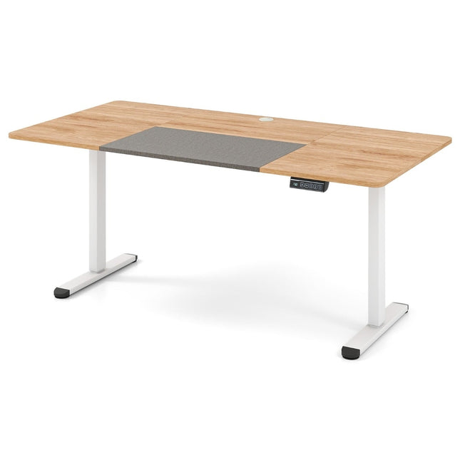 Elektriski augstumā regulējams rakstāmgalds, 140x70 cm, ergonomisks sēdus/stāvus regulējams