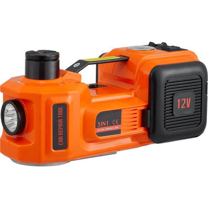 Electric Hydraulic Car Jack 5 Ton, 12V Tire Inflator