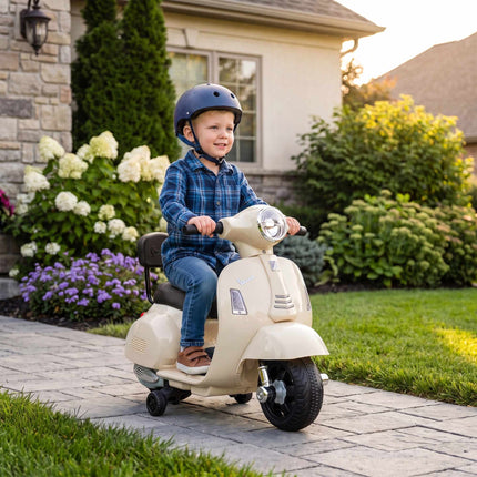 Elektriskais bērnu Vespa GTS 6V braucamais ar litija akumulatoru