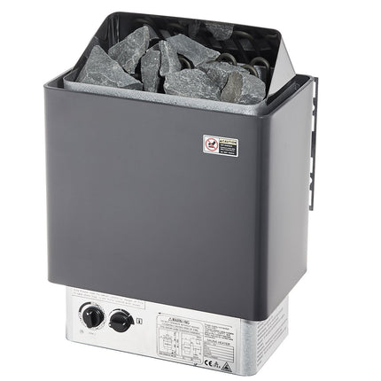 Electric Sauna Heater 8 kW for 8–12 m³ Rooms, 400V, 3 h Timer