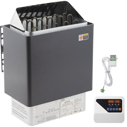 Electric Sauna Heater 9kW, External Controller, 9-13 m³