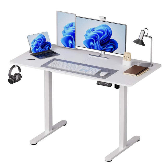 Electric Standing Desk – Wood-Effect Top, Memory Presets