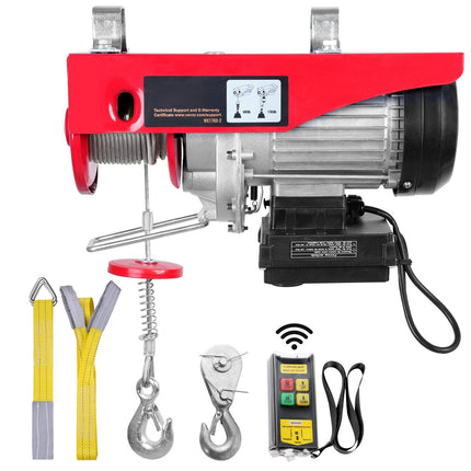 Electric Wire Rope Hoist 800 kg, 1450W, Wireless Remote
