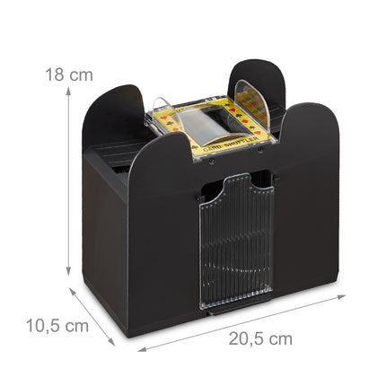 Elektriskais kāršu maisītājs 6 klājiem