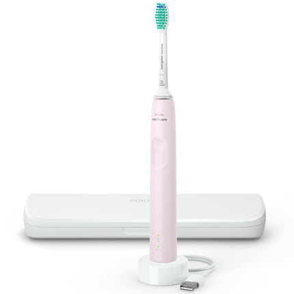 Electric toothbrush Pink + travel case HX3673/11