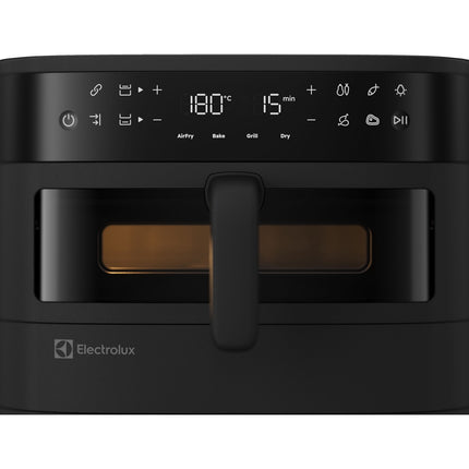 Electrolux 800 divkāršais gaisa fritierim, sakrauti grozi 4 l + 7,6 l