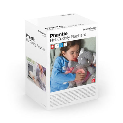 Elephant soft toy with Warming and Cooling Effect Phantie InnovaGoods