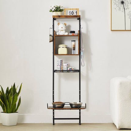 Elevated Dog Feeding Station With Storage, Adjustable Height