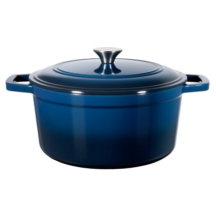 Enameled Cast Iron Dutch Oven 6 Qt, Lid, Induction Safe