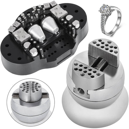 Engraving Ball Vise 3 Inch, 360 Degree Rotation, 30-Piece Kit