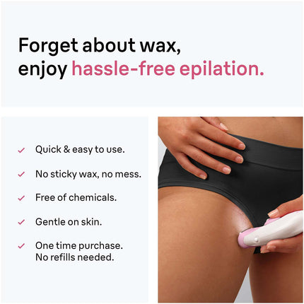 Epilator with Cord for Long-Lasting Smooth Skin, Pink